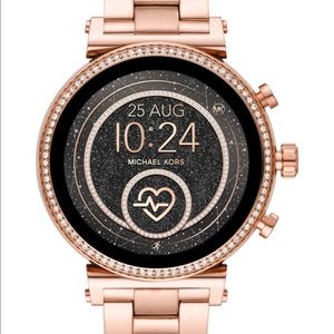 Michael Kors MKT5063 Rose Gold Smartwatch Sealed!